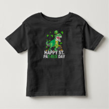 Joyeuse St Pat Trex Day Dinosaur Enfant St Patrick