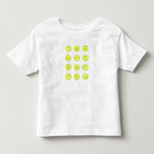 T-shirt Pour Les Tous Petits Joyeuses boules jaunes