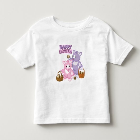 T-shirt Pour Les Tous Petits Joyeuses Pâques ! (Devant)