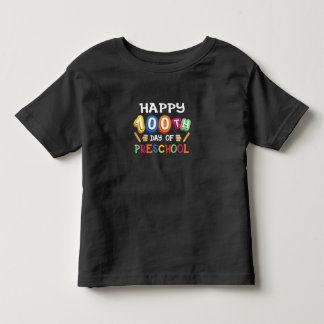 T-shirt Pour Les Tous Petits Joyeux 100e jour de maternelle