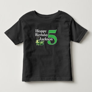 T-shirt Pour Les Tous Petits Joyeux Anniversaire Sauterelle 5ème Anniversaire