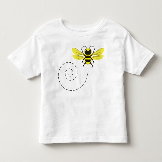 T-shirt Pour Les Tous Petits Joyeux Bumblebee Flying Boys & Girls (Devant)