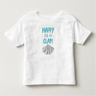 T-shirt Pour Les Tous Petits Joyeux comme un clam