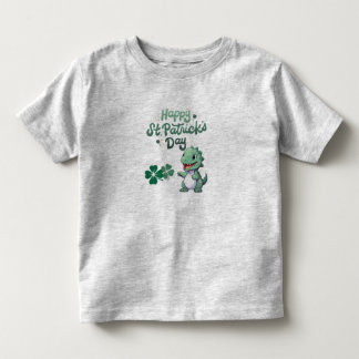T-shirt Pour Les Tous Petits Joyeux Dino de la Saint Patrick