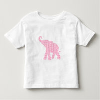 Joyeux Eléphant Rose Art Motif mou