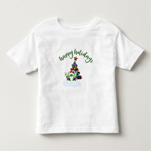 T-shirt Pour Les Tous Petits Joyeux et Noël magique avec un Twist Dragon