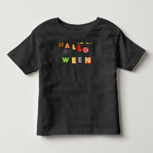 T-shirt Pour Les Tous Petits Joyeux Halloween effrayant