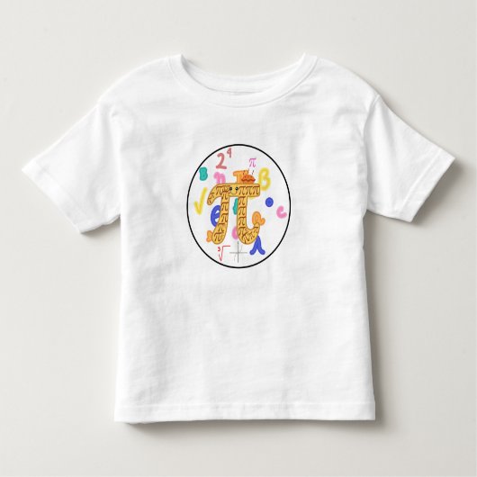 T-shirt Pour Les Tous Petits Joyeux Jour de pi (Devant)