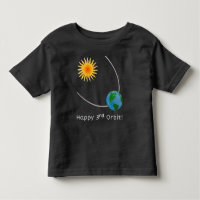 Joyeux maillot d'anniversaire de la 3e Orbite