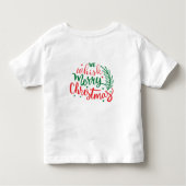 T-shirt Pour Les Tous Petits Joyeux Noël (Dos)