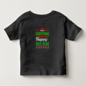 T-shirt Pour Les Tous Petits Joyeux Noël Et Joyeux Nouvel An-61064 (Dos)