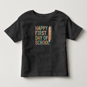 T-shirt Pour Les Tous Petits Joyeux premier jour de rentrée scolaire