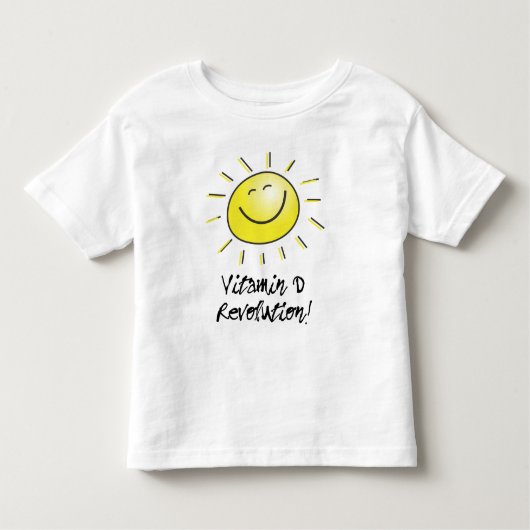 T-shirt Pour Les Tous Petits Joyeux soleil, Débardeur de la révolution vitamine (Devant)