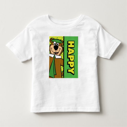 T-shirt Pour Les Tous Petits Joyeux Yogi Bear (Devant)
