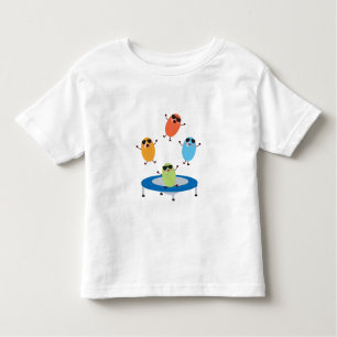 T-shirt Pour Les Tous Petits Jumping mignon Haricots de bonbons portant des lun