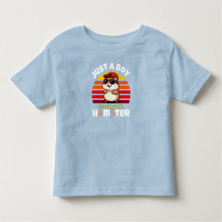 T-shirt Pour Les Tous Petits Just a Boy who loves Hamsters