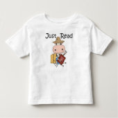 T-shirt Pour Les Tous Petits Juste lu (Devant)