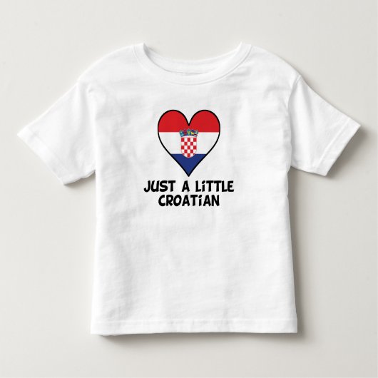 T-shirt Pour Les Tous Petits Juste un petit Croate (Devant)