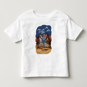 T-shirt Pour Les Tous Petits Juste Une Fille Qui Aime Les Chevaux