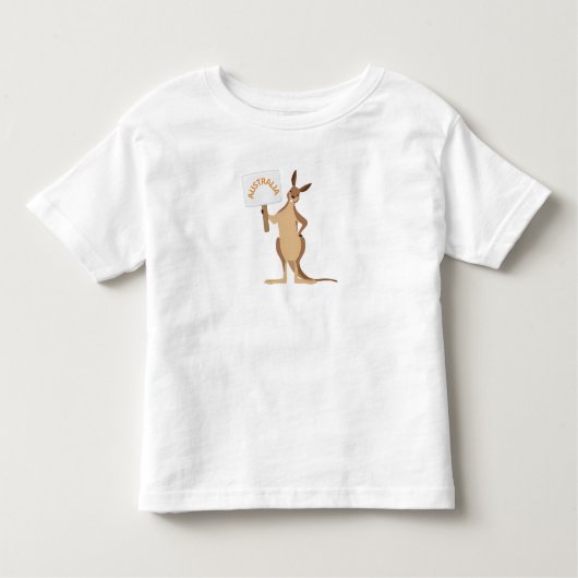 T-shirt Pour Les Tous Petits Kangaroo Australia Cute (Devant)