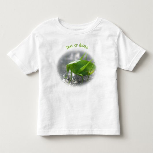 T-shirt Pour Les Tous Petits Katydid Grasshopper Nature Personalized (Devant)