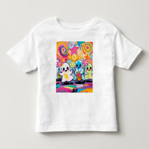 T-shirt Pour Les Tous Petits Kawaii Candy Parade Carton coloré mignon