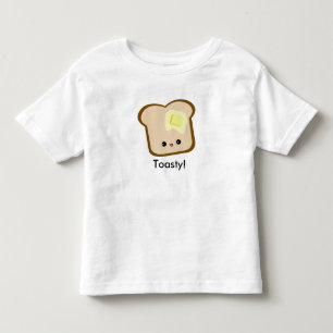 T-shirt Pour Les Tous Petits Kawaii mignon Toasty ! Enfant en bas âge T de pai