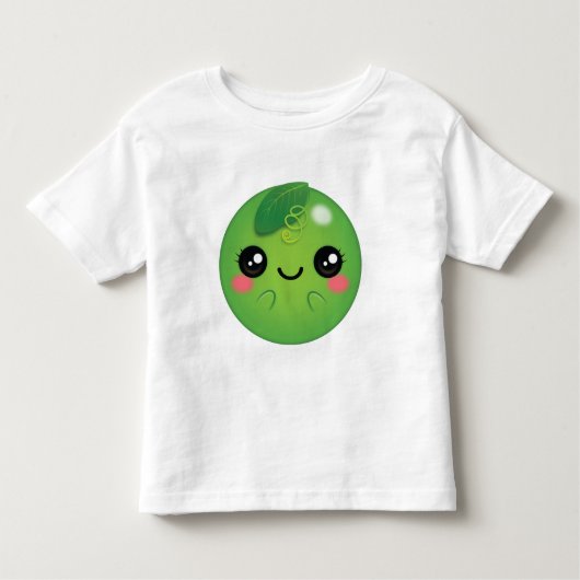 T-shirt Pour Les Tous Petits Kawaii Pea (Devant)