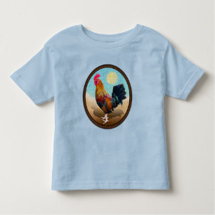 T-shirt Pour Les Tous Petits Key West - Rooster tzigane Vintage ovale