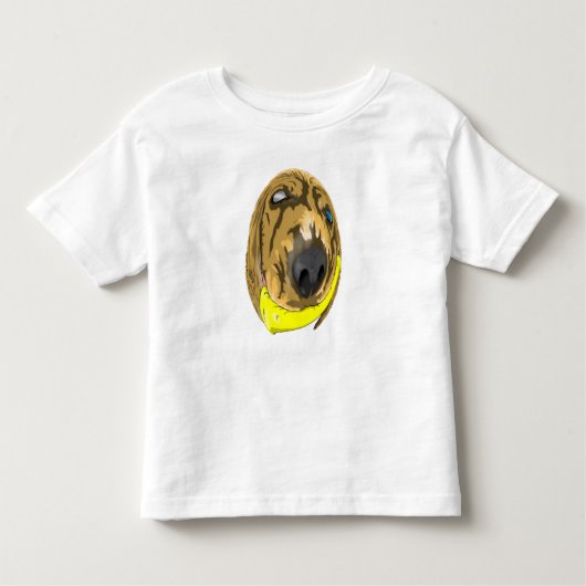 T-shirt Pour Les Tous Petits Keys & Banana, Miniature cocker spaniel 2 (Devant)