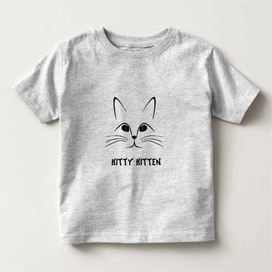 T-shirt Pour Les Tous Petits kitty kitten (Devant)