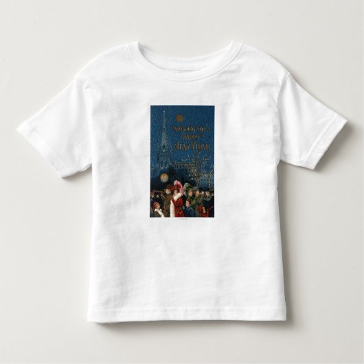 T-shirt Pour Les Tous Petits Klaxons de soufflement de foule (Devant)