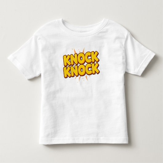 T-shirt Pour Les Tous Petits Knock knock (Devant)