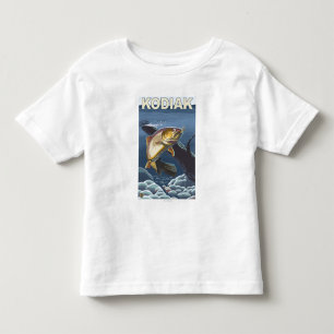 T-shirt Pour Les Tous Petits Kodiak, section transversale de truite