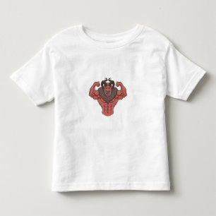 T-shirt Pour Les Tous Petits Krampus Noël Flexion Musculaire Fitness Effrayant