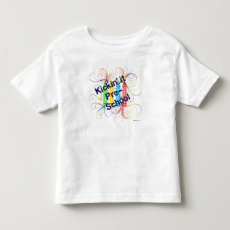 T-shirt Pour Les Tous Petits KRW Kickin il école maternelle crayonne la grunge