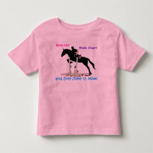 T-shirt Pour Les Tous Petits La chemise drôle de l'enfant équestre de