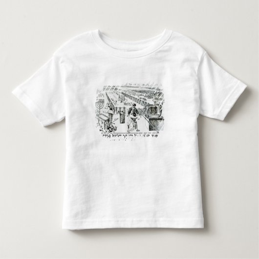 T-shirt Pour Les Tous Petits La construction du tabernacle (Devant)
