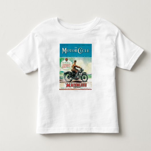 T-shirt Pour Les Tous Petits La couverture de magazine de motocycle (Devant)