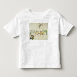 T-shirt Pour Les Tous Petits La danse de Sun de Shoshone (colorant sur la