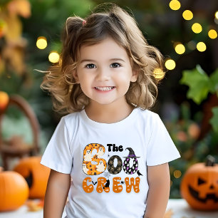 T-shirt Pour Les Tous Petits La famille d'Halloween colorée du Boo Crew corresp