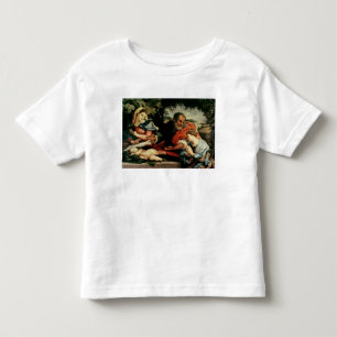 T-shirt Pour Les Tous Petits La famille sainte avec St Catherine de