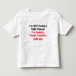 T-shirt Pour Les Tous Petits La fille courageuse et capable de papa