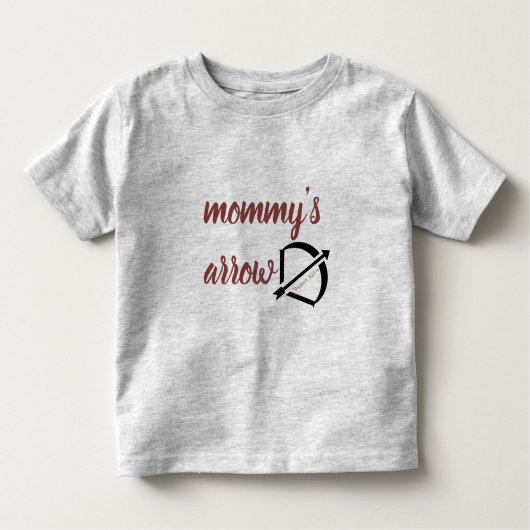 T-shirt Pour Les Tous Petits La flèche de la maman (Devant)