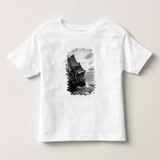 T-shirt Pour Les Tous Petits La fleur printanière (Devant)