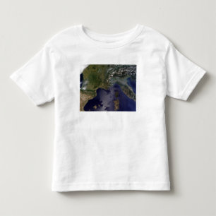T-shirt Pour Les Tous Petits La France du sud et l'Italie du nord