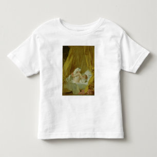 T-shirt Pour Les Tous Petits 'La Gimblette', Girl with a Dog, c.1770 (huile sur