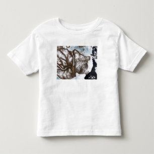 T-shirt Pour Les Tous Petits La glace de mer raye le rivage dans Greenlan