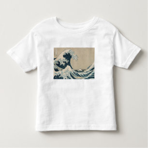 T-shirt Pour Les Tous Petits La grande vague de Kanagawa, vues du mont Fuji