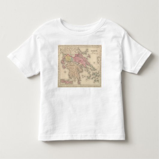 T-shirt Pour Les Tous Petits La Grèce 5 (Devant)